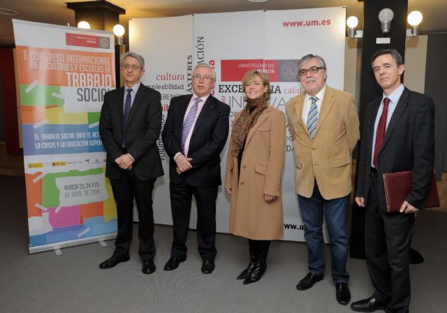 La Universidad de Murcia celebrará en abril el I Congreso Internacional de Facultades y Escuelas de Trabajo Social