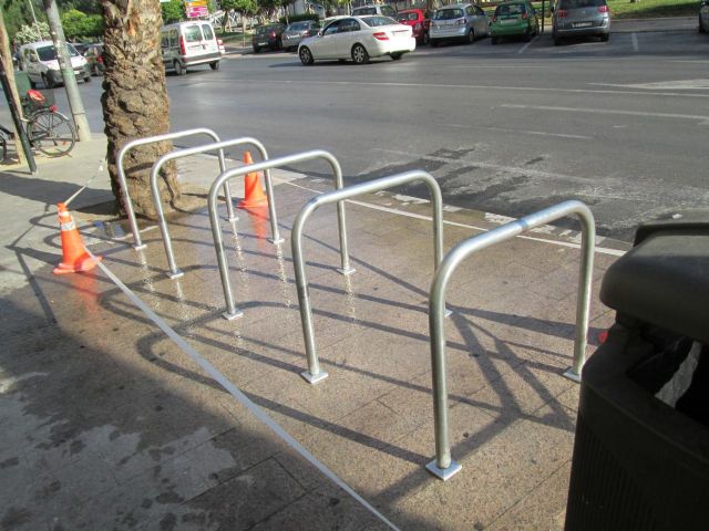 Medio Ambiente incorpora 314 nuevas plazas de aparcabicis en el municipio