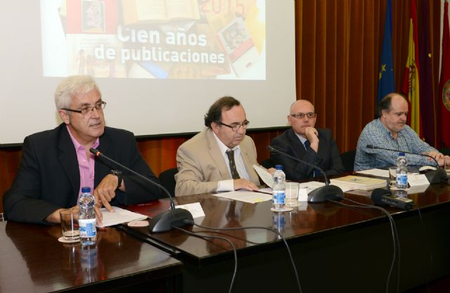 La Universidad de Murcia conmemora el centenario de su editorial