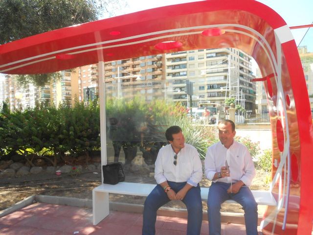 Los vecinos de la Ermita del Rosario ya disponen de servicio de autobús gracias a la colaboración entre el Ayuntamiento y Transportes de Murcia