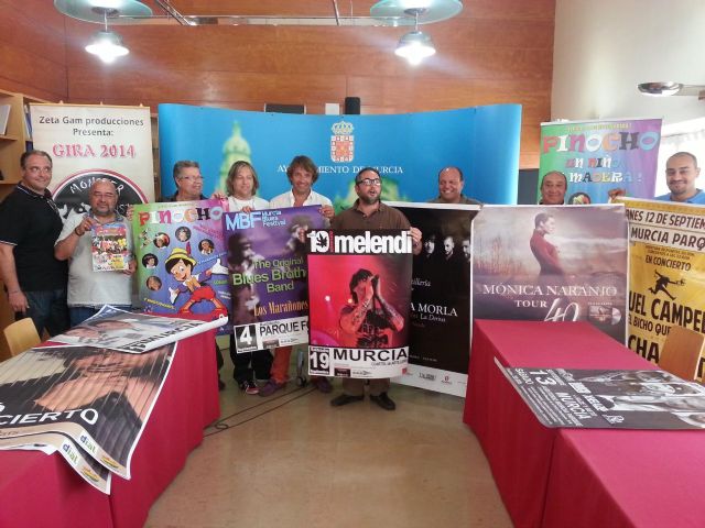 La Feria de Septiembre de Murcia ofrecerá 18 actuaciones musicales en diferentes espacios de la ciudad