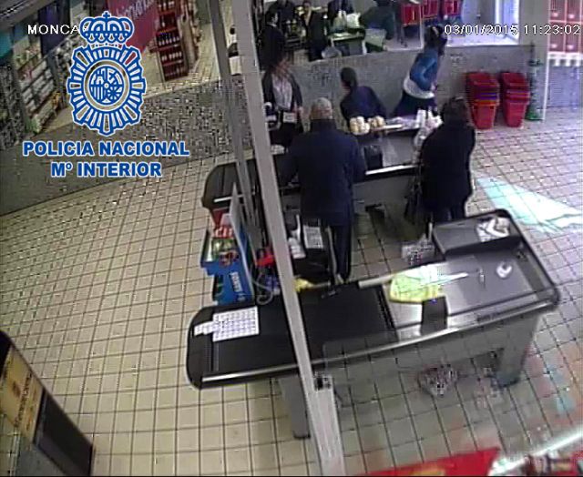 Detenido el atracador de supermercados de la capital murciana