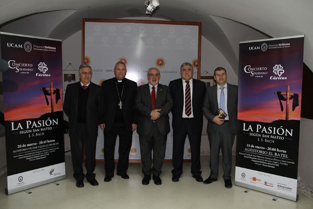 La Sinfónica de la UCAM interpretará la Pasión según San Mateo a beneficio de Cáritas