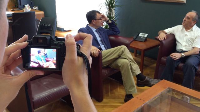 Cinco murcianos protagonizan la agenda del Alcalde durante toda la tarde