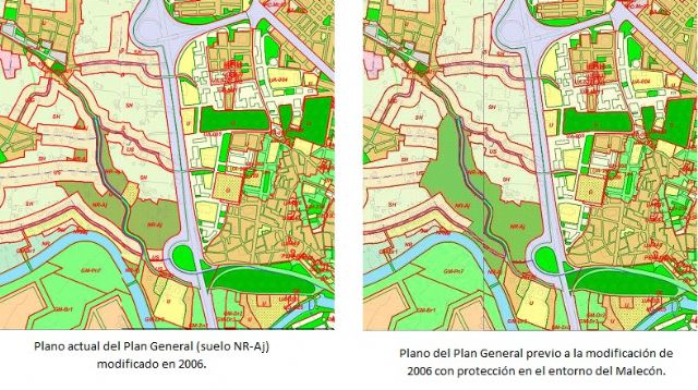 Cambiemos Murcia solicita acciones urgentes para conservar el Puente Viejo y la modificación del Plan General en el entorno del Malecón