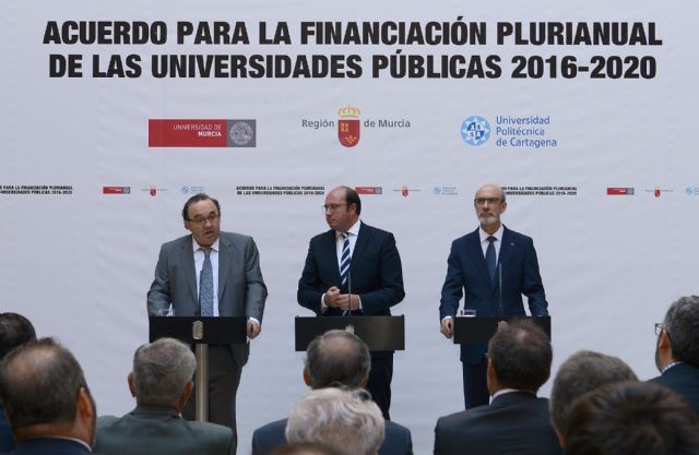 La Universidad de Murcia 'satisfecha' por el acuerdo de financiación alcanzado
