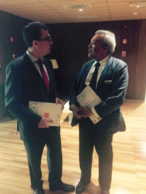 Ballesta y Calvo-Sotelo tratan sobre la próxima cita Innova Murcia