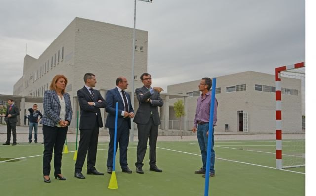 Pedro Antonio Sánchez asegura que el nuevo colegio de El Palmar 'permitirá recibir la mejor preparación en las mejores instalaciones'