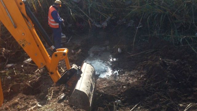 Cambiemos Murcia denuncia vertidos de EMUASA junto al Reguerón