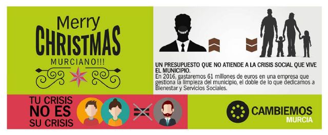 Cambiemos Murcia se opone a unos presupuestos que “agravarán el impacto de la crisis en el municipio”