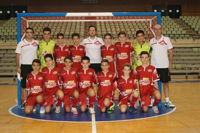 Los equipos Alevín, Infantil y Cadete ElPozo FS,