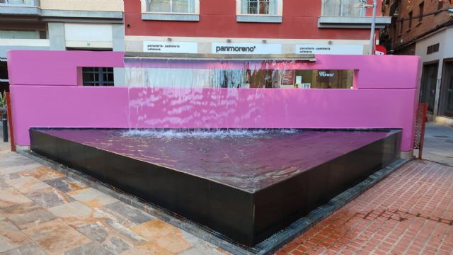 El Ayuntamiento de Murcia renueva la fuente de Santa Eulalia con motivo de las fiestas patronales de San Blas y La Candelaria