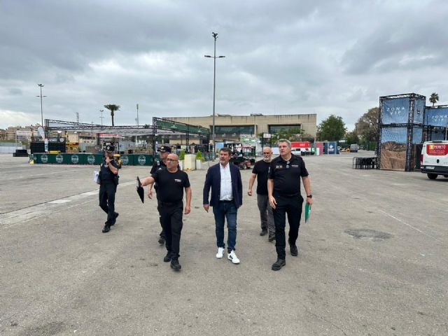 El Ayuntamiento de Murcia refuerza el dispositivo de seguridad y emergencias con motivo del festival Warm Up Estrella de Levante 2026