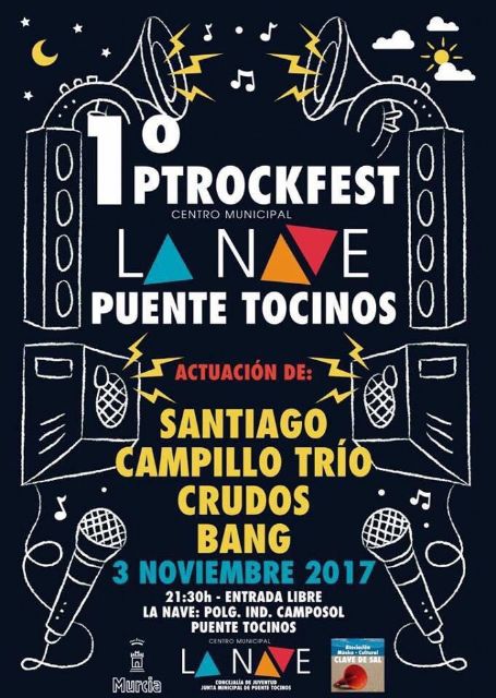 Rock gratuito para los jóvenes del municipio en el Centro Municipal La Nave