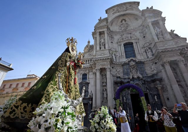 Murcia se prepara para la llegada de la Virgen de la Fuensanta