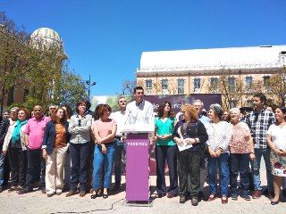 Presentación candidatura Podemos-Equo para el Ayuntamiento de Murcia