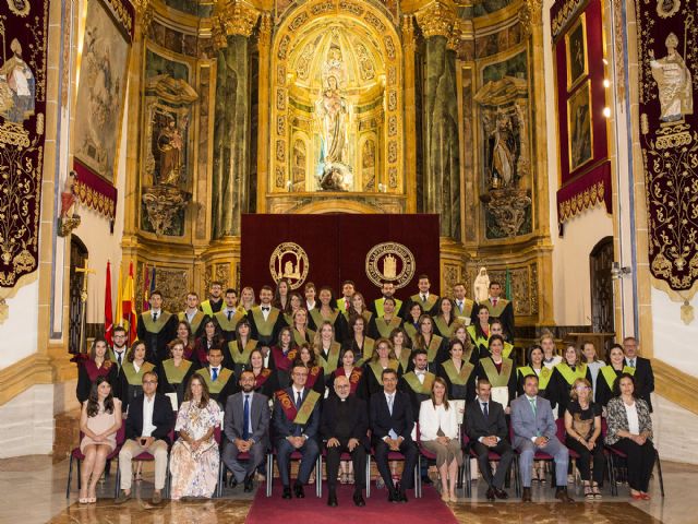 Graduación de los másteres y grados sobre nutrición y alimentación de la UCAM
