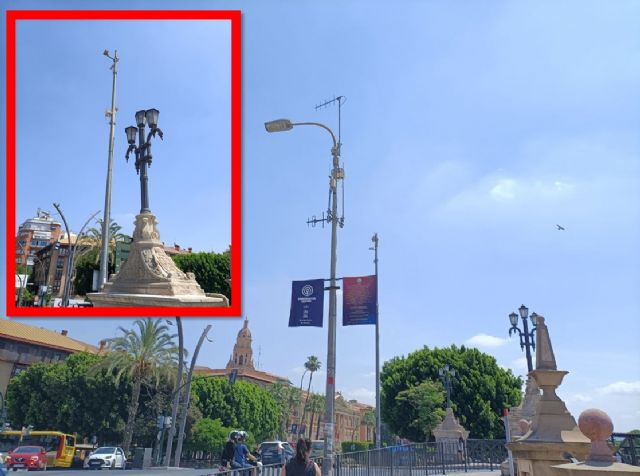 Cultura ordena la descontaminación visual en monumentos de Murcia tras la denuncia de Huermur