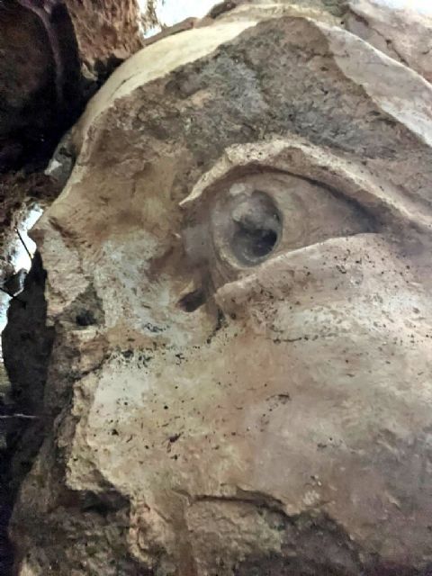 Huermur solicita el rescate y conservación de los restos del primer Cristo de Monteagudo de 1926