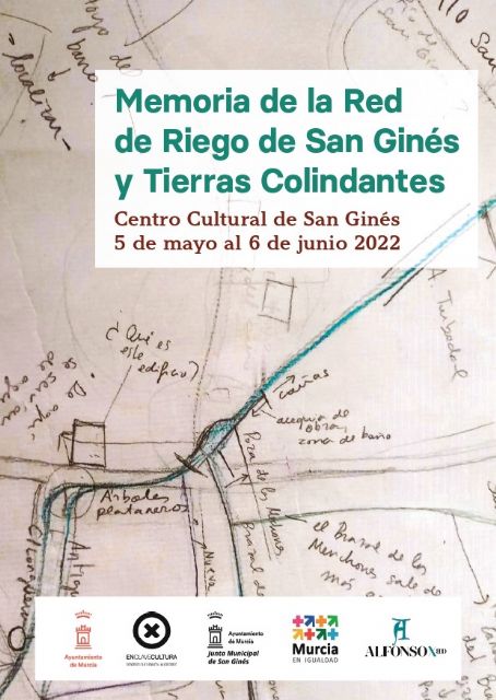 Este jueves se presenta el proyecto ´La memoria del agua de San Ginés 2019/2022´