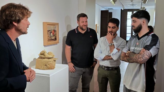 La pieza única del tatuador GANGA en el Museo Ramón Gaya culminará en una subasta solidaria el 3 de julio a favor del Banco de Alimentos del Segura