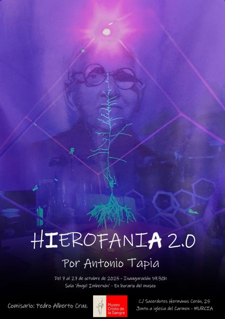 Antonio Tapia inaugura Hierofanía 2.0 en el Museo Cristo de la Sangre