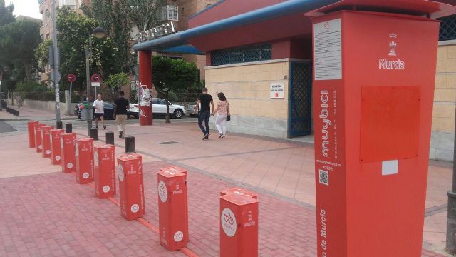 Ahora Murcia denuncia la clausura de una tercera bancada de muybici, la de la Paz