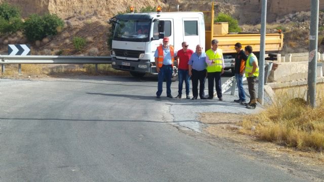 Fomento mejora la seguridad vial de la carretera de acceso a la pedanía murciana de La Murta