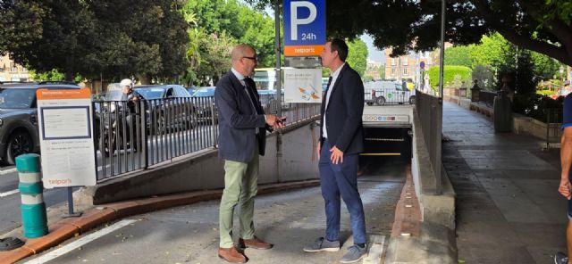 El acuerdo entre el Ayuntamiento y Telpark permitirá aparcar a precios más económicos en Glorieta y Saavedra Fajardo
