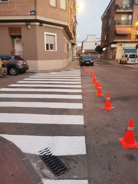 El Ayuntamiento culminará este mes el Plan Integral de Repintado tras llegar a todas las pedanías de Murcia