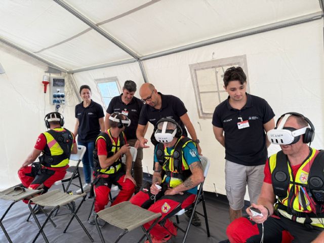 La UCAM despliega su tecnología inmersiva en las maniobras de gestión de emergencias de la OTAN