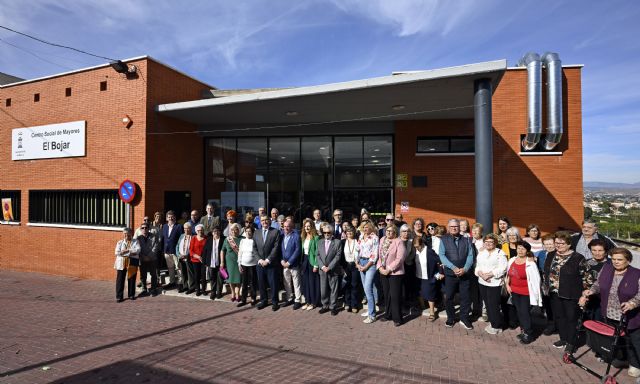 Murcia amplía su red de centros de mayores con la apertura del nuevo espacio social de El Bojar