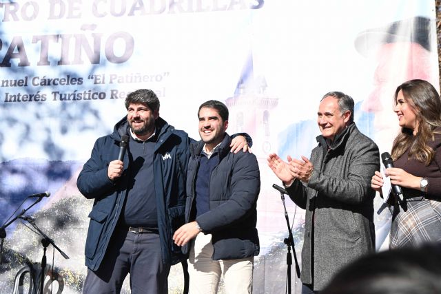 López Miras asiste al Encuentro de Cuadrillas de Patiño, “muestra de identidad, cultura y ADN murciano”
