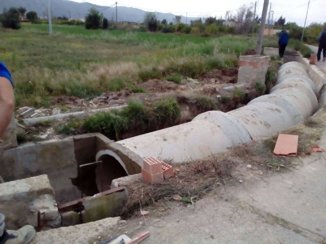 Cambiemos Murcia exige la paralización urgente de las obras de entubamiento de la acequia menor de Villanueva de Beniaján