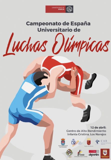 La Universidad de Murcia, anfitriona del Campeonato de España Universitario de Luchas Olímpicas