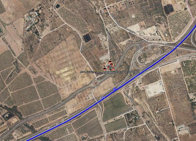 Incendio en una fábrica de muebles en Cabezo de Torres 	