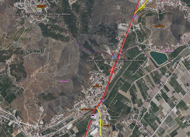 Un policía local herido por atropello en Murcia