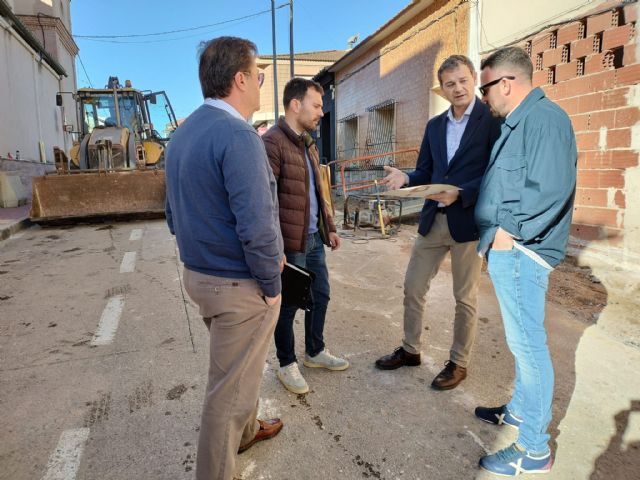 Comienzan las obras en Sucina para dotar de vías más seguras y renovadas con una inversión de más de 52.400 euros