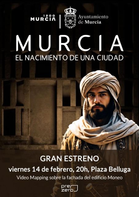 Murcia revive su historia: un viaje de 1200 años en luz y sonido sobre la fachada del Moneo