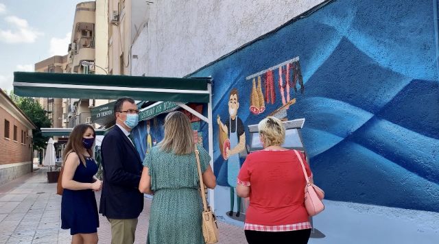 El peatón gana espacio y accesibilidad en el entorno de la plaza de abastos de Cabezo de Torres