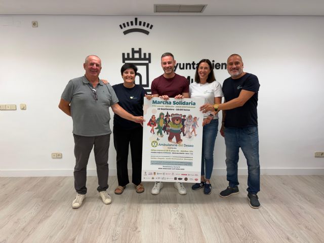 Beniaján acogerá el próximo sábado 19 de septiembre una Marcha Solidaria a beneficio de Ambulancia del Deseo