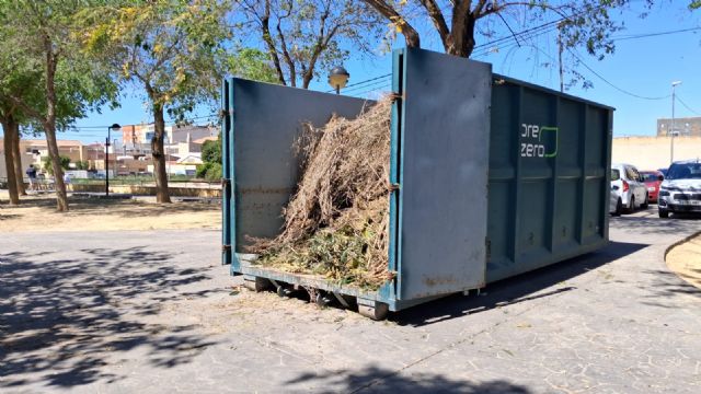 El servicio municipal de recogida de podas agrícolas alcanza las 147 toneladas en el primer semestre de 2026