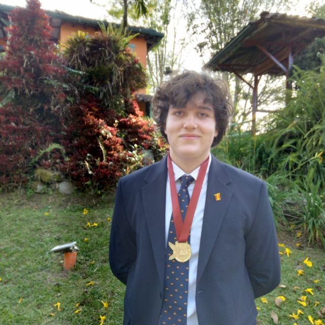 Álvaro Murciano de Murcia, Medalla de oro en Olimpiada Iberoamericana de Biología