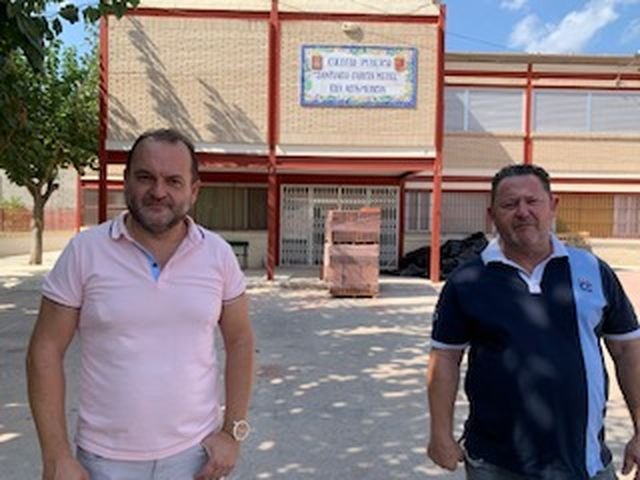 El GM VOX Murcia exige la terminación de las obras en el Colegio Santiago García