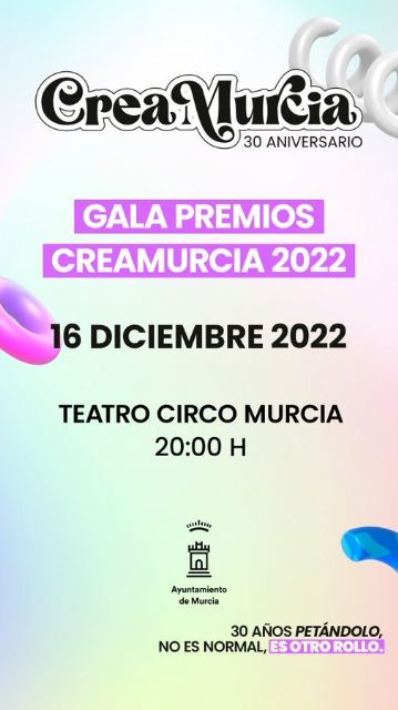 El CreaMurcia celebra su 30 aniversario este viernes en el Teatro Circo