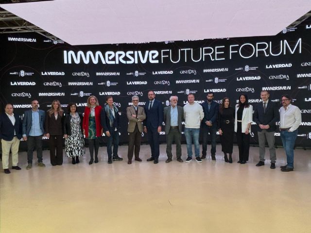 Murcia reúne a los principales representantes del sector tecnológico y audiovisual en el Immersive Future Forum para analizar el uso de la IA y la inversión creativa