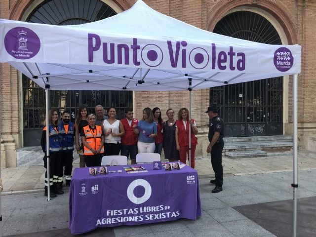 El Ayuntamiento de Murcia promueve un Bando de la Huerta y Entierro de la Sardina sin violencias machistas con la instalación de dos Puntos Violeta