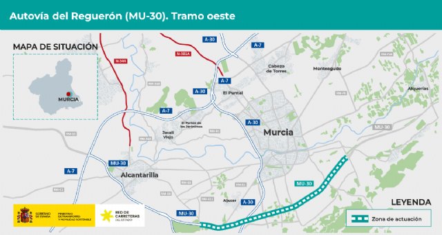 Proyecto de último tramo para completar la autovía de circunvalación de Murcia