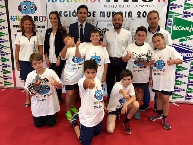 80 niños podrán participar en la III competición internacional de Robótica de la WRO de Murcia
