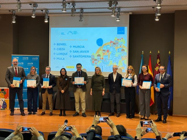 Murcia renueva su distinción como Ciudad Amiga de la Infancia